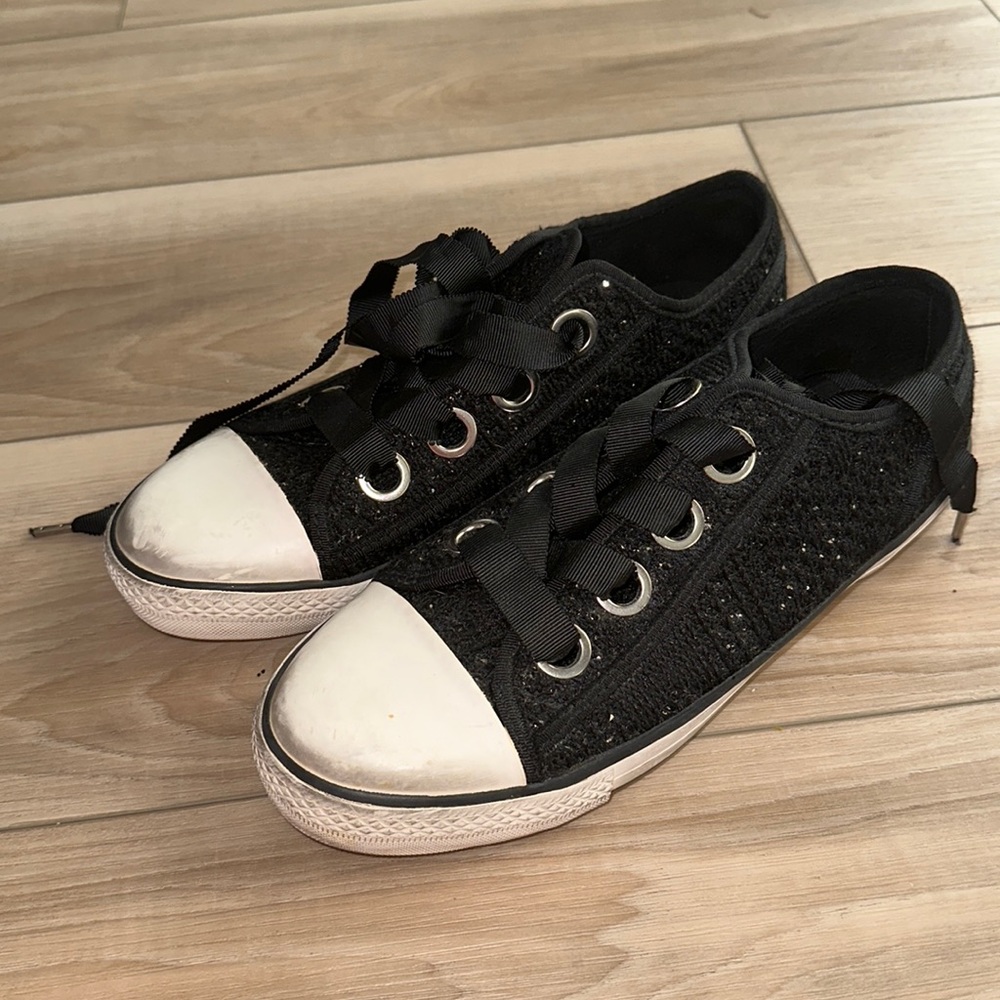 VGUC ASH Brand Women’s B&W Sparkle Shoes Sneakers Size 41 10/11 Women’s